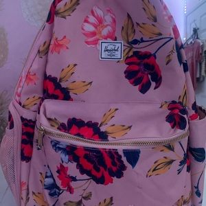 Cute Pink Flowered Backpack!